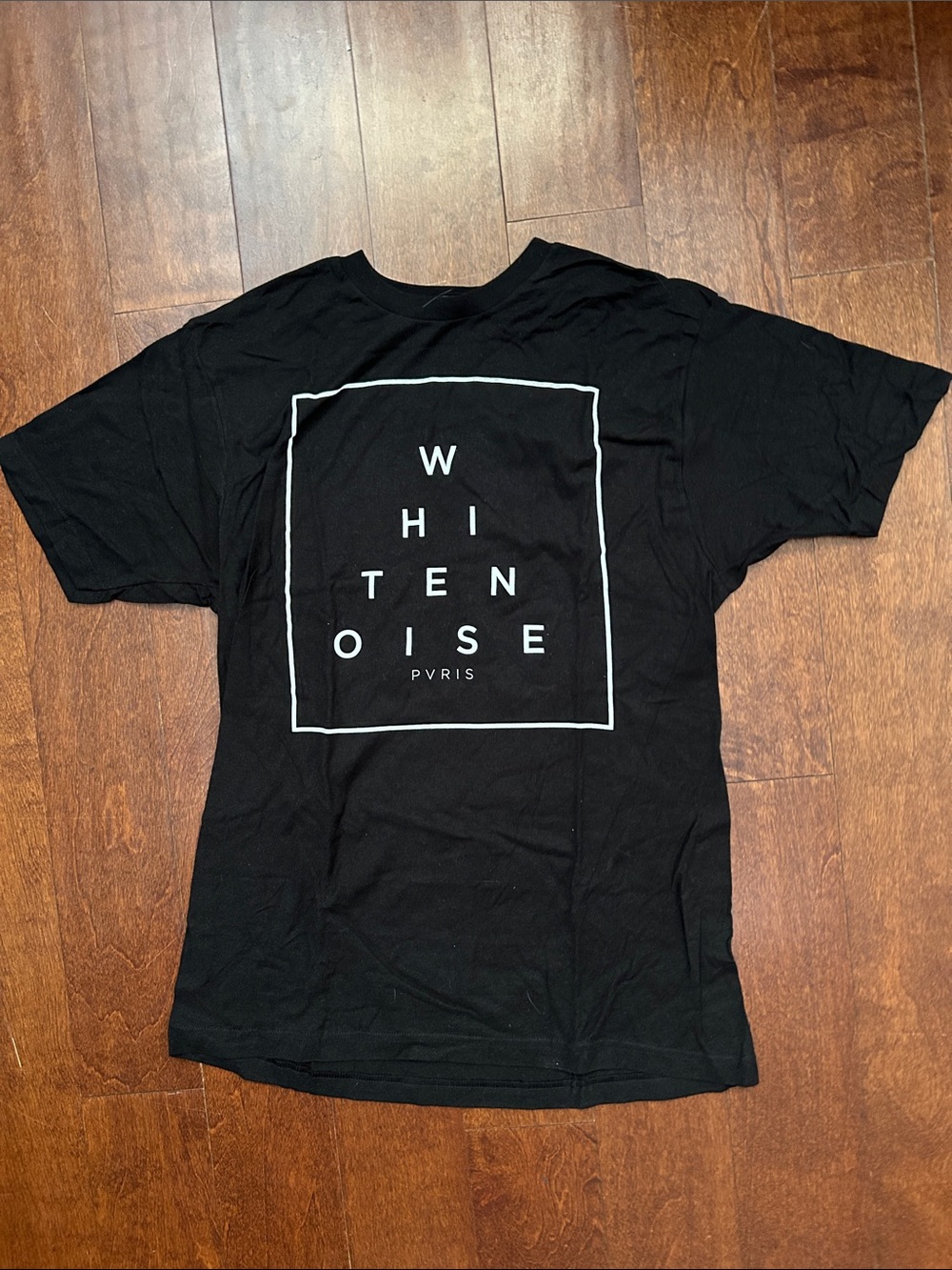 Pvris Black Graphic Band Short Sleeve Tee, Size Large, NWOT